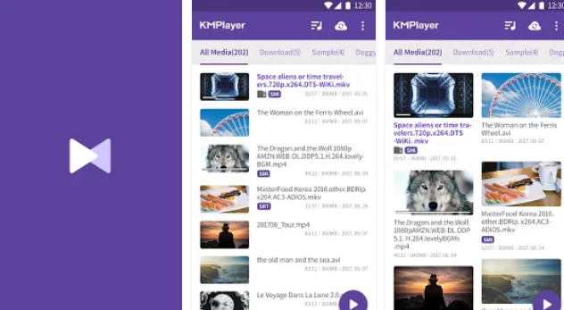 kmplayer зеркальный режим hd MOD APK Android