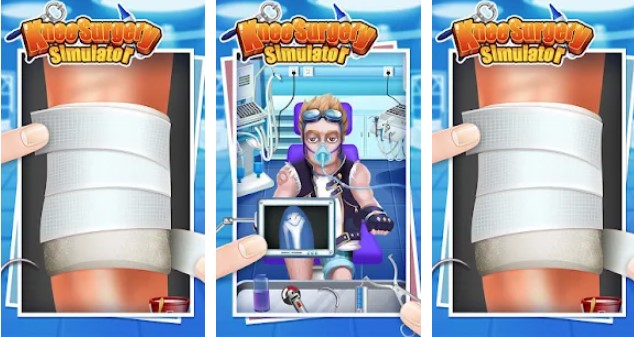Gameplay screenshot from knee surgery simulator doctor free surgeon games for Android