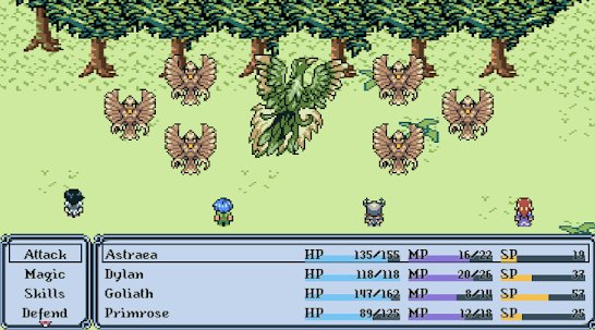 Gameplay screenshot from knight eternal pixel rpg for Android