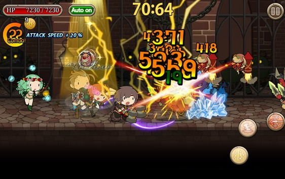 Gameplay screenshot from knights n squires for Android