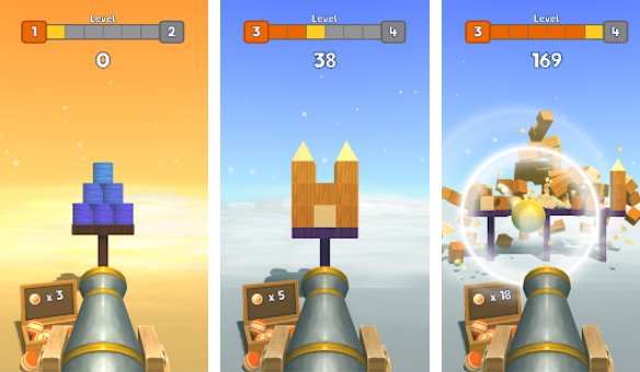 Gameplay screenshot from knock balls for Android