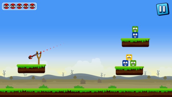 Gameplay screenshot from knock down for Android