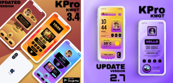 kpro kwgt MOD APK für Android