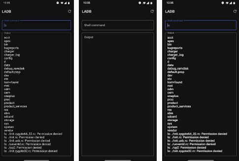 LADB محلی ADB Shell Mod Apk Android