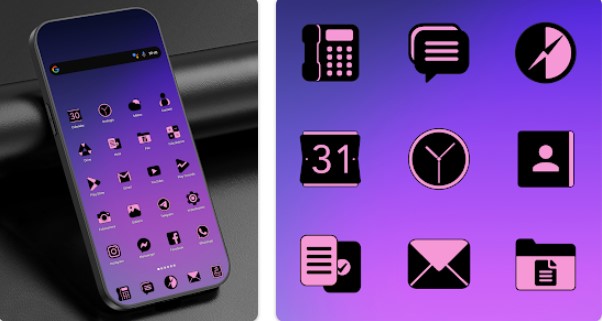 Gameplay screenshot from ladys icon pack for Android