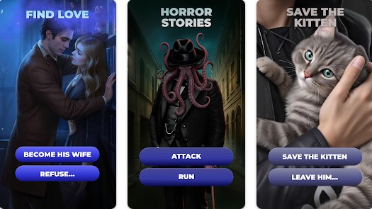 Gameplay screenshot from lagerta love stories for Android