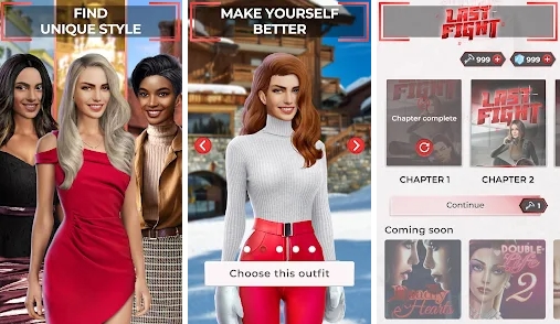 Gameplay screenshot from Last Fight: LGBTQ+ stories for Android