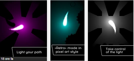 Gameplay screenshot from last light puzzle arcade for Android