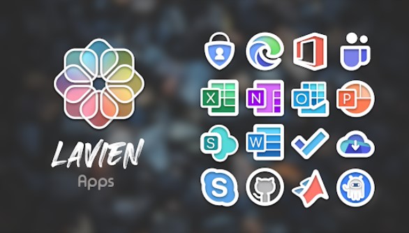 Gameplay screenshot from lavien icon pack for Android