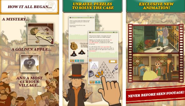 Gameplay screenshot from layton curious village in hd for Android