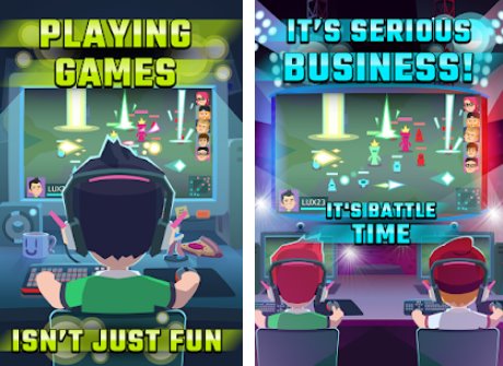 Gameplay screenshot from league of gamers be an e sports legend for Android