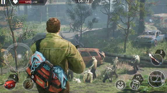 Gameplay screenshot from left to survive state of dead for Android