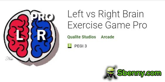 left vs right brain exercise game pro