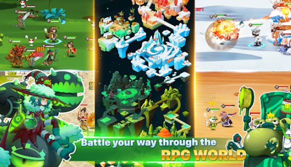 Gameplay screenshot from legend guardians epic heroes fighting action rpg for Android