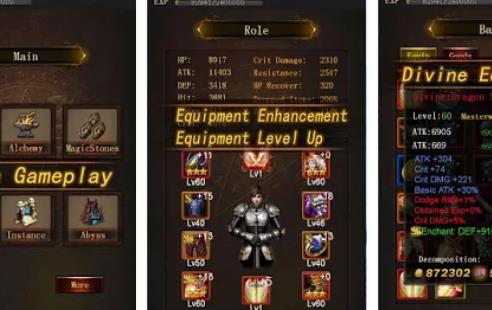 Gameplay screenshot from legend of darkness offline rpg for Android