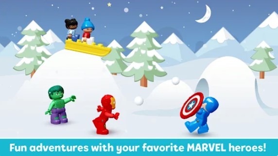 Gameplay screenshot from lego duplo marvel for Android
