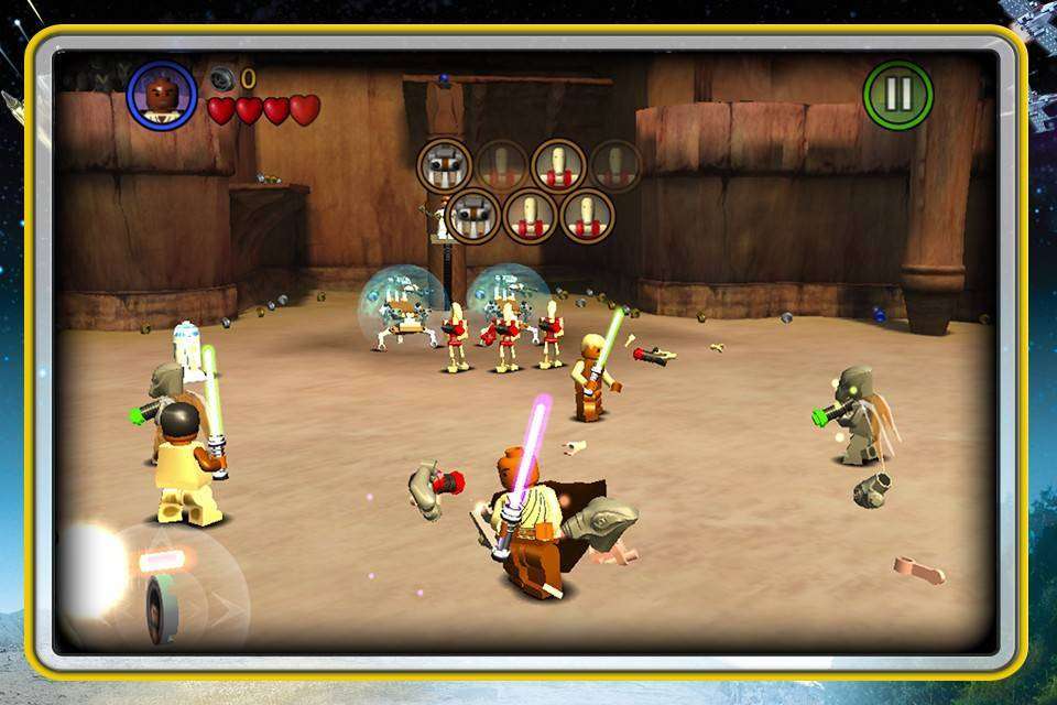 Gameplay screenshot from Lego Star Wars The Complete Saga for Android