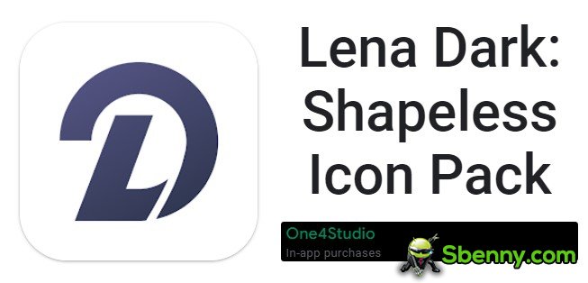 lena dark shapeless icon pack