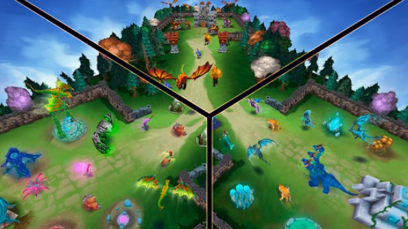 Gameplay screenshot from leprica pro castles races humans ancients nagas for Android
