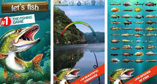 let s fish sport fishing games bass simulator APK Android