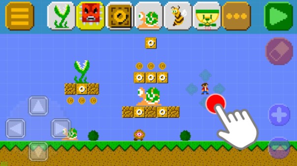 Gameplay screenshot from level maker for Android