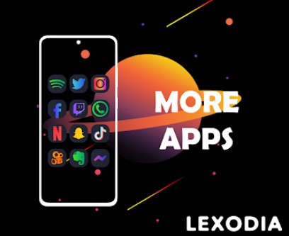 lexodia dark icon pack MOD APK Android