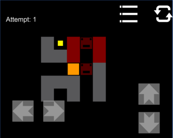 Gameplay screenshot from light in the maze for Android