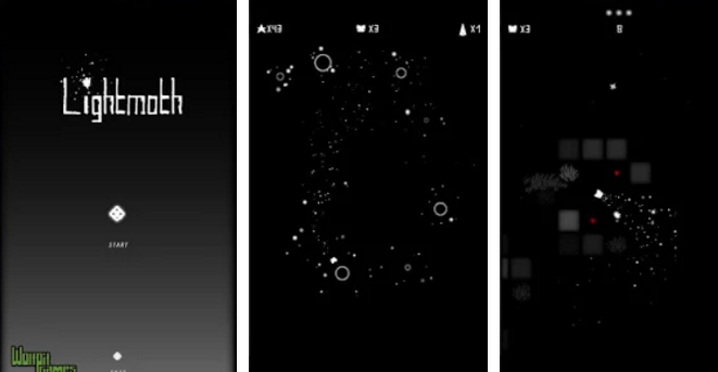 Gameplay screenshot from lightmoth for Android