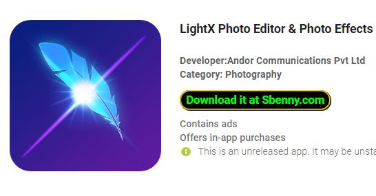 Lightx Fotoeditor und Fotoeffekte