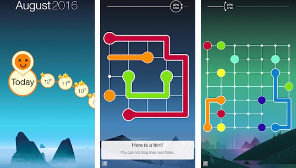 Gameplay screenshot from lines frvr for Android