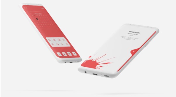 Gameplay screenshot from liquid animation klwp for Android