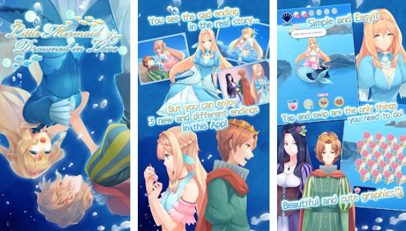 little mermaid drowned in love MOD APK Android