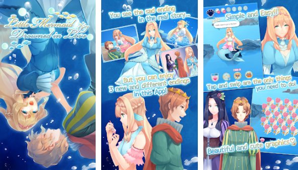 Gameplay screenshot from little mermaid drowned in love for Android