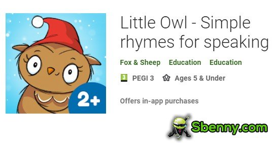 little owl simple rhymes for speaking