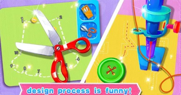 Gameplay screenshot from little tailor clothes maker for Android