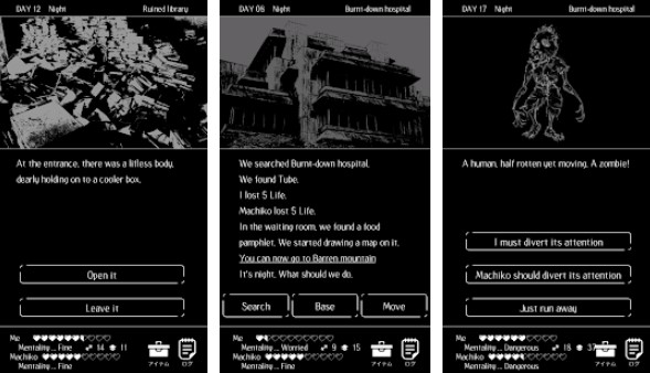 Gameplay screenshot from living in the ending world for Android