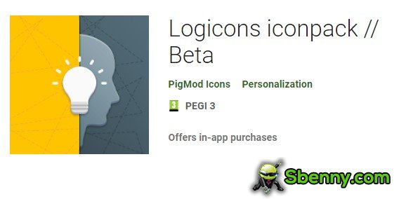 pacote de ícones lógicos beta