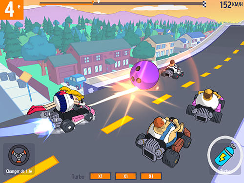 Gameplay screenshot from lol karts multiplayer racing for Android