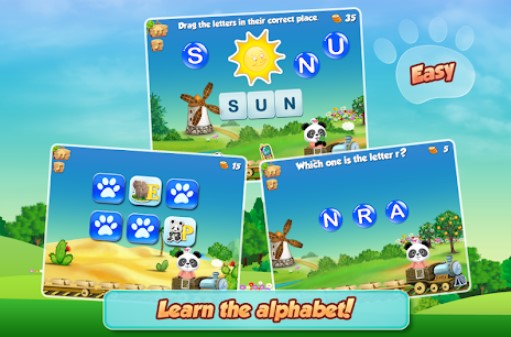 Gameplay screenshot from lola s alphabet train for Android