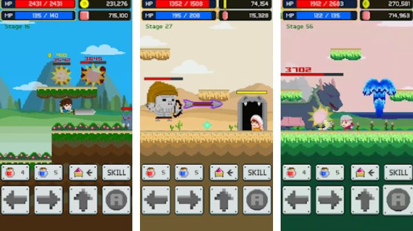 Gameplay screenshot from lone hero rpg vip for Android