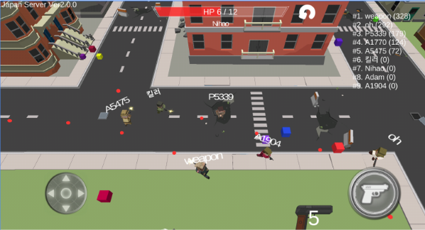 Gameplay screenshot from looz io for Android