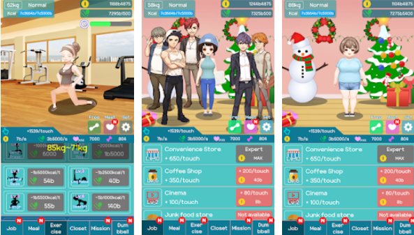 Gameplay screenshot from lose weight story for Android