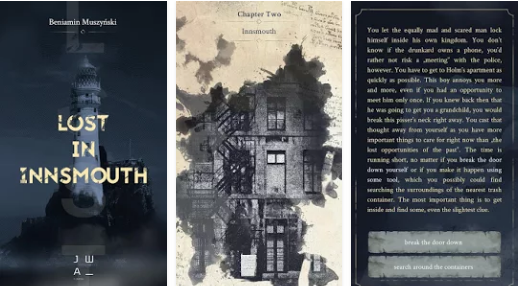 Gameplay screenshot from lost in innsmouth for Android