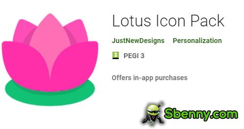 pack d'icônes de lotus