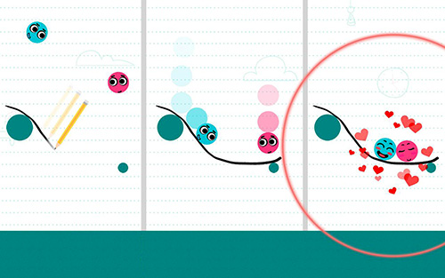 Gameplay screenshot from love balls for Android