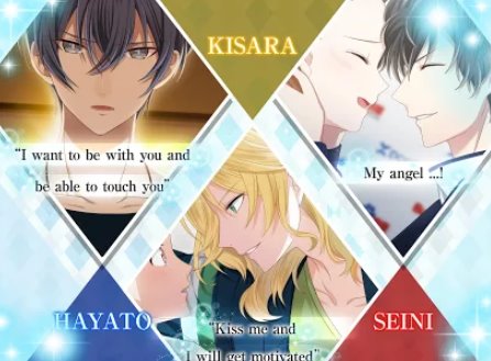 Gameplay screenshot from love ice rink otome dating sim otome game for Android