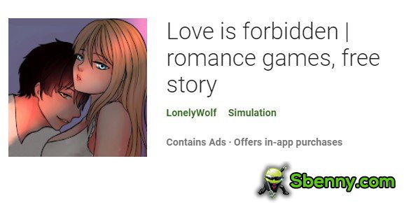 o amor é proibido, jogos de romance, história grátis