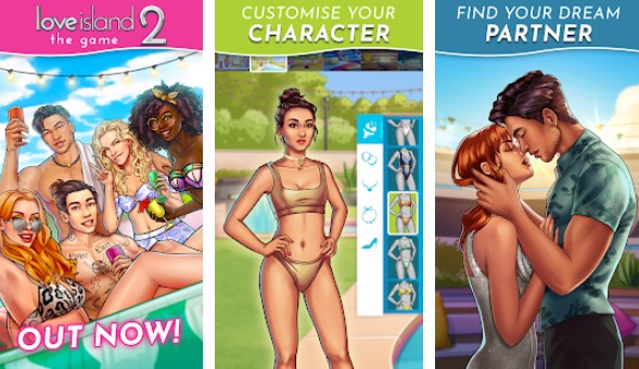 Gameplay screenshot from love island 2 romance choices for Android