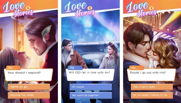 szerelmi történetek válassza ki az epizódot MOD APK Android
