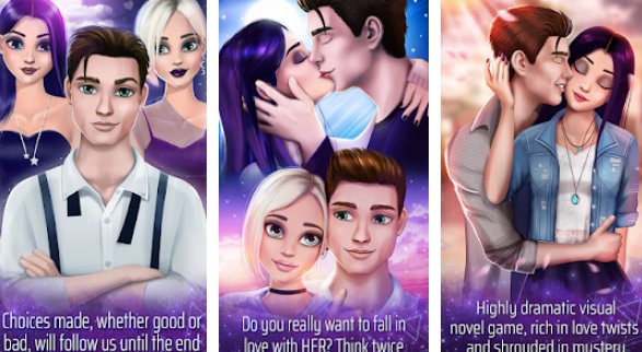 Gameplay screenshot from love story games romance mystery for Android